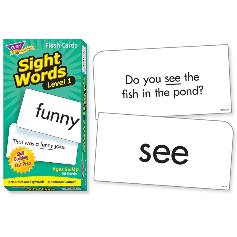 TREND Sight Words � Level 1 Skill Drill Flash Cards, 2 of 5