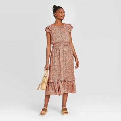 target rust dress