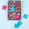 3C4G Graffiti Table Top Cornhole - 7" x 10", w/ 8 Mini Bean Bags In Pink & Blue - 4 of 4