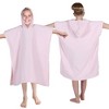 Kids Unisex Cotton Terry Medium Weight Hooded Bath Towel by Blue Nile Mills - 2 of 4