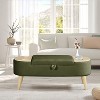 NicBex Storage Ottoman Bench for Bedroom,Wool Storage Bench with Adjustable Shelves and Wood Legs,Ottoman for Living Room,Bedroom,Entryway - 2 of 4