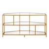 Brass Metal TV Stand 48 in. W - Henn&Hart - 2 of 4