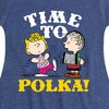Girls' - Peanuts - Time To Polka Fit & Flair Cap Sleeve Dress - 2 of 4