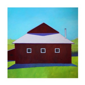 Trademark Fine Art - Carol Young  Homestead Barn V Canvas Art - 1 of 4
