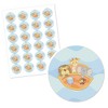 Big Dot of Happiness Noah's Ark - Baby Shower Circle Sticker Labels - 24 Count - 2 of 4