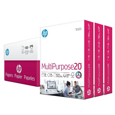 HP MultiPurpose20 Paper 96 Bright 20lb 8.5 x 11 112530