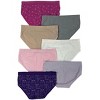 XOXO Girls' 7-Pack Assorted Logo Band Seamless Underwear Sets - 2 of 4