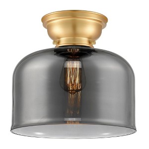 Bell - 1 Light Flush Mount In Industrial Style-9.4 Inches Tall and 12 Inches Wide - 1 of 1