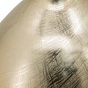 8.5x8.5x18.5" Aluminum Vase, Gold Streaks - 4 of 4