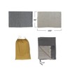 Cotton Double Sided Duvet Cover 2 Shams, Set of 3 - 2 of 3