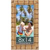 PosterPalooza | 8x14 Wide Bamboo Picture Frame, UV Acrylic, 4 Finishes - Brown, Black, Silver, and Natural - 2 of 4