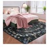 Machine Washable Insect Botanical Area Rugs For Living Room Non Slip Low Pile Foldable Modern Floral Printed Accent Rug Stain Resistant Non Shedding - 3 of 4