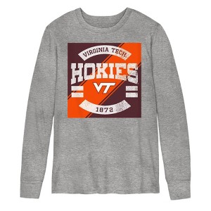 NCAA Virginia Tech Hokies Boys' Long Sleeve Gray T-Shirt - 1 of 1