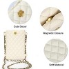 Women's Quilted Small Crossbody Bag Fashion Phone Bag, Combining Beauty and Practicality - 4 of 4
