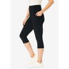 Woman Within Women's Plus Size Pocket Capri Legging - image 4 of 4