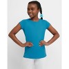 Hanes Essentials Girls' Cotton T-Shirt, 2-Pack - 2 of 4