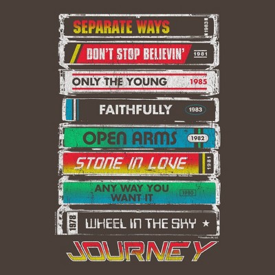 Мужские футболки Journey Men's Journey Short Sleeve Graphic T-Shirt - Dark Brown XXL — фото 3