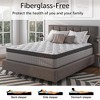 QingMoon Mattress in a Box, Hybrid Cooling Gel Memory Foam and Diamond Innerspring Mattress, Pressure Relief and Motion Isolation for Bedroom - 3 of 4