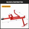 Garvee Cant Hook with Rubber Grip, Steel Cant Hook for Logs with Adjustable Hook, Logging Tool for Sawyers, Loggers - 4 of 4