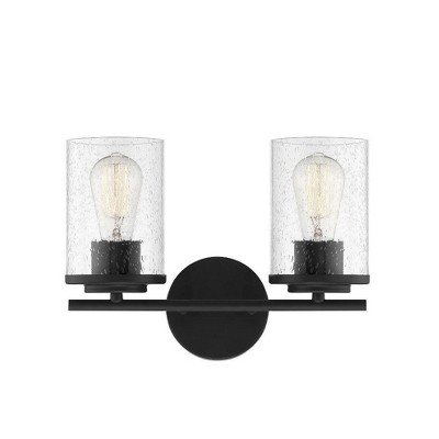Savoy House Marshall 2 - Light Vanity in  Matte Black