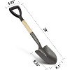 attop Shovel for Digging, Round Small Shovel with Wooden D-Handle - 2 of 4