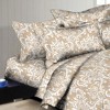 Circles Home 300TC Deluxe Damask Taupe Duvet Set - 2 of 3