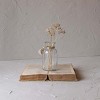 Tassel Embellished Bud Vase Glass, Metal & Cotton by Foreside Home & Garden - 2 of 4