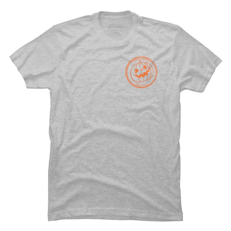 Men's Design By Humans Halloween stamp By Yelllowlion T-Shirt, 1 of 3