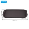 Unique Bargains Plastic Non-Slip Reusable Serving Trays - 2 of 4