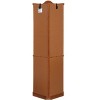 Vynxaria Classical Corner Glass Cabinet with Adjustable Shelves and Elegant Lighting - 2 of 4