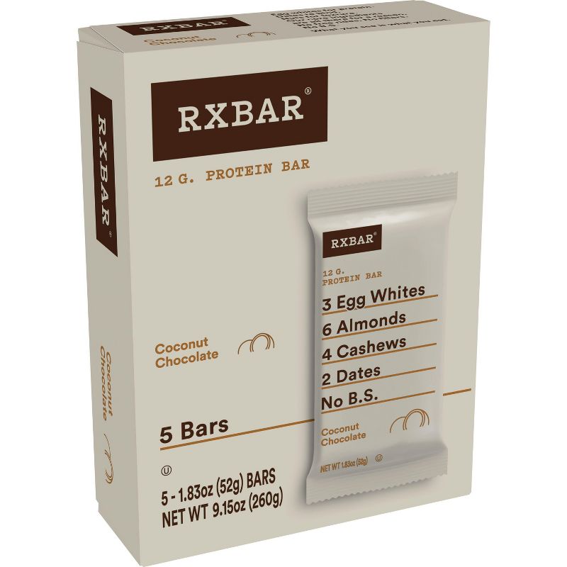 RXBAR Coconut Chocolate Protein Bars - 5ct/9.15oz, 1 of 10