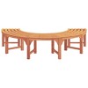 Tree Bench Brown 160 x 160 x 45cm Solid Eucalyptus wood vidaXL - 4 of 4