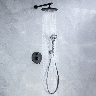 Matte Black Multi-Function Wall Mounted Shower System