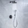 CASAINC 9.5" Wall-mounted Rain Shower Faucet with Handheld - 2 of 4