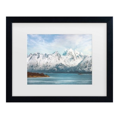 Trademark Fine Art Philippe Sainte Laudy In The Middle of The Blue Matted Framed Art