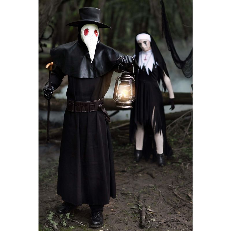 HalloweenCostumes.com Adult Plus Size Plague Doctor Costume, 5 of 6