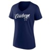NFL Dallas Cowboys Women's V-Neck T-Shirt - 2 of 3