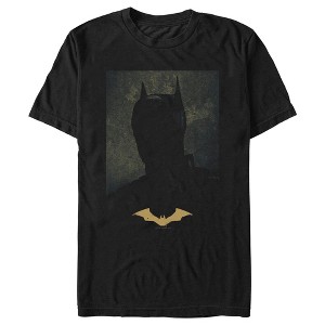 Men's The Batman Silhouette Portrait T-Shirt - 1 of 4