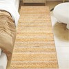 Modern Braided Print Area Rug, Washable Living Room Rug, Non Slip Low Pile Soft Carpet for Dining Room, Home Office - 2 of 4