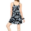 LA LEELA Women's Vacay Beach Summer Beachwear Dress Spaghetti Strap Nightshirts Slip Nighty - 2 of 4