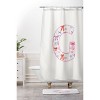 Deny Designs April Lane Art Fancy Bow Monogram Memory Foam Bath Mat - 4 of 4