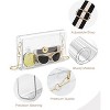Ladies' transparent wallet crossbody bag,suitable for sports events and concerts,detachable shoulder strap - 3 of 4