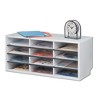 Fellowes Particle Board Desktop Sorter, Dove Gray, 29" x 11.88" x 12.9" - 3 of 3