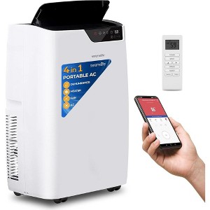 SereneLife 12,000 BTU Portable Air Conditioner & Heater - 1 of 4