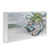Stupell Industries Vivid Crab on Beach Shoreline Framed Giclee Art, White, 24" x 10" - 2 of 4