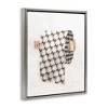 Stupell Industries Glam Pattern Toilet Paper Floating Frame Canvas Art, Gray, 17" x 21" - 2 of 4