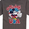 Men's - Disney - Mickey Mouse USA Flag Thumbs Up Short Sleeve Graphic T-Shirt - 2 of 4