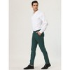 Lars Amadeus Men's Dress Slim Fit Checked Printed Business Pants - 4 of 4