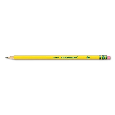 Ticonderoga Woodcase Pencil HB #2 Yellow Barrel 96/Pack 13872
