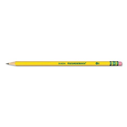 Ticonderoga Woodcase Pencil 2h #4 Yellow Dozen Dix13884 13884 for sale online 